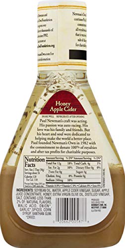 Image of Newman's Own Honey Apple Cider Salad Dressing, 16-oz. (Pack of 6)