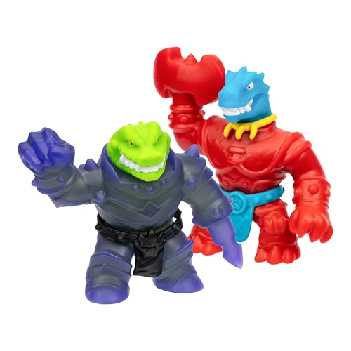 Heroes OG Goo JIT Zu Versus Pack – Tyro vs. Rockjaw – Jouet Extensible pour Enfants de 4 Ans et Plus.