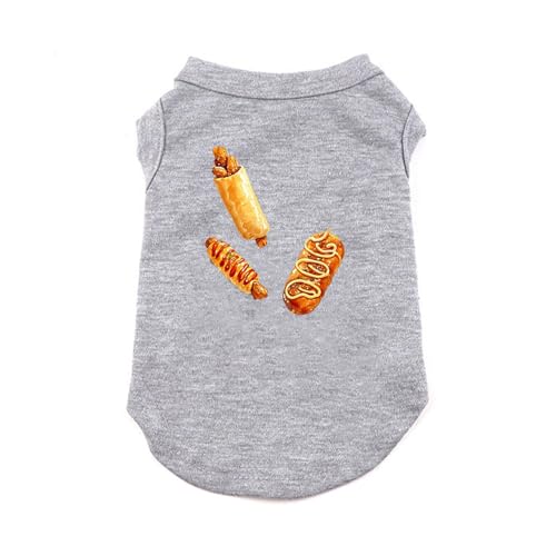 [QINTIW] �O���[ �y�b�g�E�F�A �^���N�g�b�v �V���v�� ���Ȃ� ���� ���̕� �L�� �h�b�O�E�G�A �D ���b�h �� �s���N �t �H �� �I�[�_�[���C�h M �ʐ^���� �㒅 ���L�m�� �t�ĕ� ���Ȃ����L�m�� �ӂ�ӂ� ���킢�� ���^�� ���^��