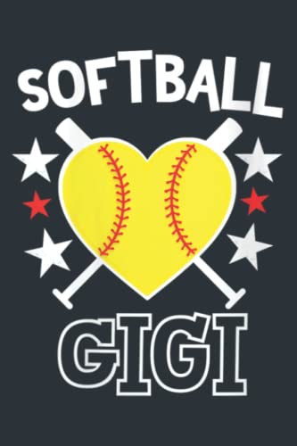 Womens Proud Softball Mimi Game Day at the Field Gift: - 6 x 9 inches, To Do List Notebook, 120 Pages