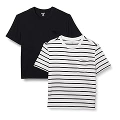 Black/White French Stripe