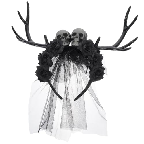 Serre-tête corne de cerf gothique pour soirée Halloween et shooting photo