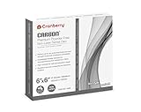 Cranberry USA Cranberry CR8466 Carbon Dental Dam Non-Latex Powder-Free, Spearmint Scented, 6x6, Dark...