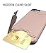 Teelevo Wallet Case for iPhone 7 / iPhone 8 - Dual Layer Shock Absorbent Case with Card Slot Holder and Kickstand for Apple iPhone 7 (2016) / iPhone 8 (2017) - Rose Gold