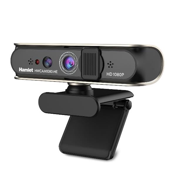 Plus de mot de passe à taper grâce à la Webcam FHD Windows Hello Hamlet mic