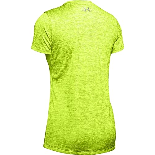 Image of Under Armour Womens Tech V-Neck Twist Short-Sleeve T-Shirt