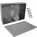 BUD Industries AN-1307-A IP68 Aluminum Enclosure 8.82" L x 5.83" W x 2.17" H, Natural
