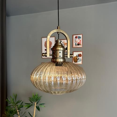 Abat-jour E27 moderne et suspension en verre pour éclairer votre salle à manger