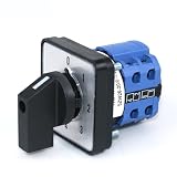 SZW26/LW26-20 20A 660V 0-1-2-3-4 Bipolare Cinque Posizioni 64X64 48X48 Mm Pannello Personalizzato Rotary Commutatore Universale Cam Switch(0-4.2 48X48mm)