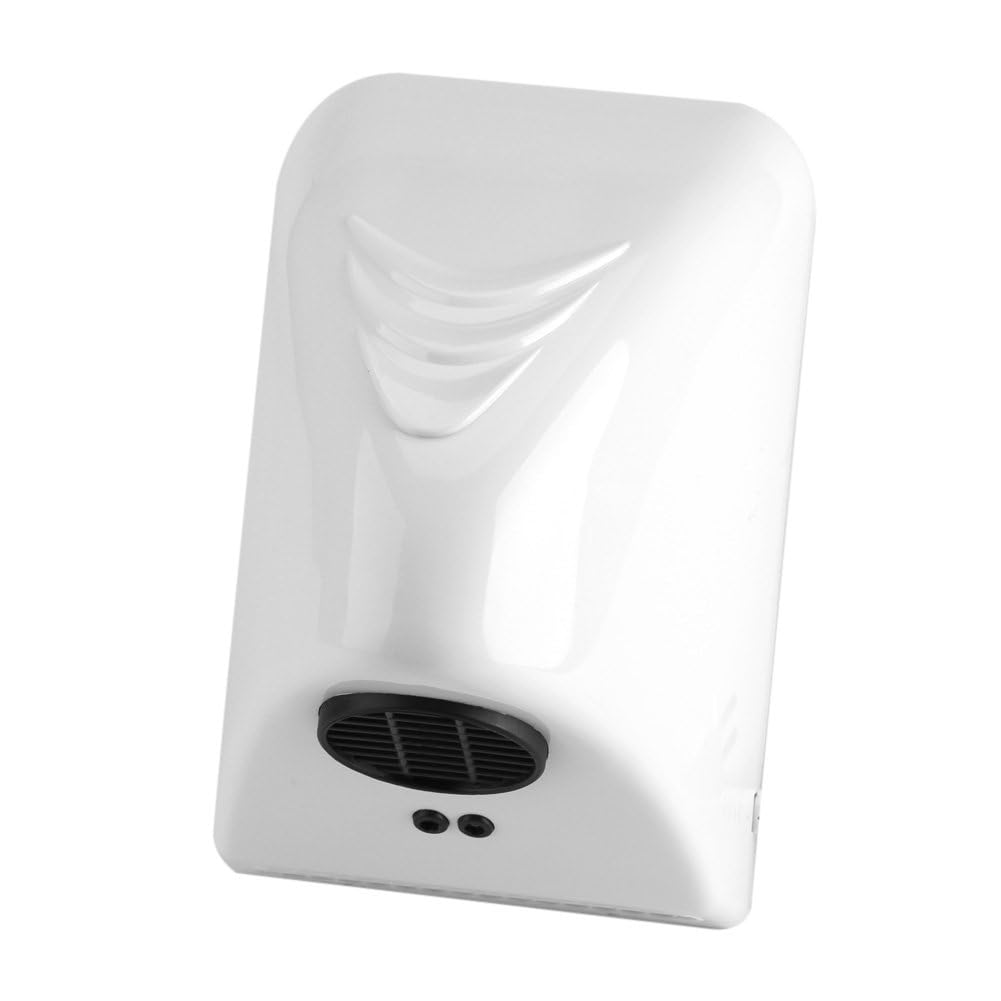 Wincal Hand Dryer, 600W Elegant White Home Hotel Commercial Quick hand dryer Electric Heated Automatic Sensor Hand Dryer for Toilets