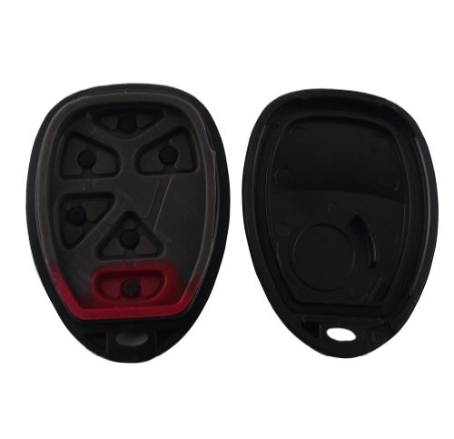 Kemani 6 Button+Pad Remote Key Fob Case Shell Replacement For Ouc60270 15913427 Yu-Kon Su-Bur-Ban Tahoe No Chips #TOP3