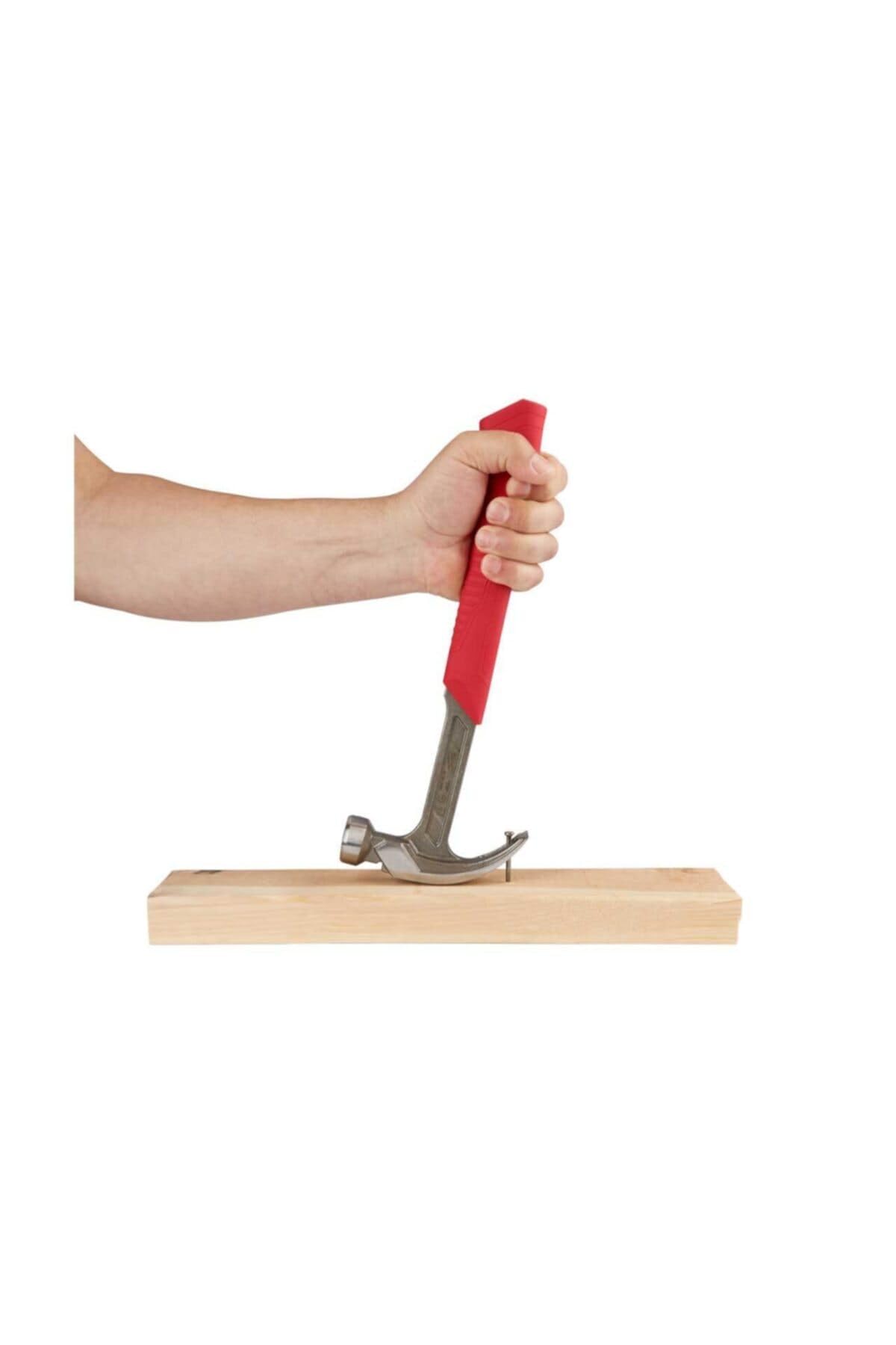Milwaukee 48-22-9080 20oz Curved Claw Hammer Smooth Face ShockShield™