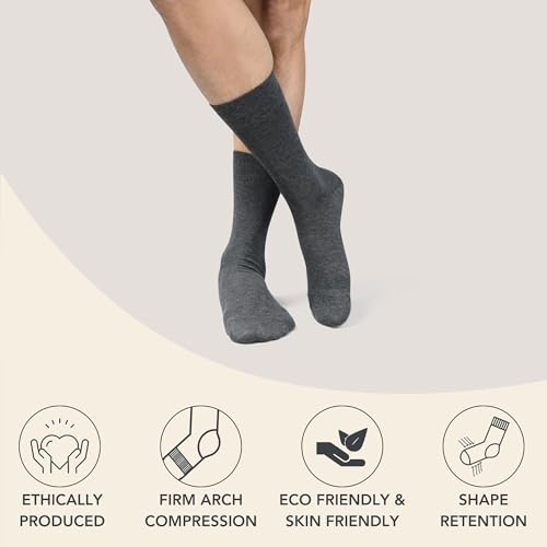 Image of Women's Dress Socks Thick Cushioned Cotton, Moisture-Wicking socks