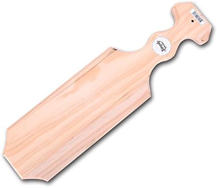 Fraternity / Sorority 18 inch Official Greek Paddle - Unfinished Pine Wood - Good for Spanking