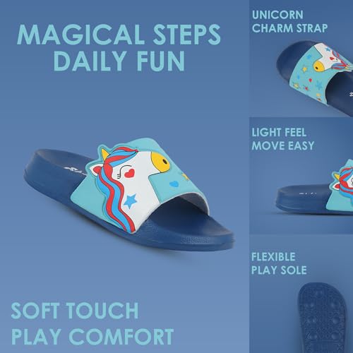 Image of URJO unisex-child Urjo Fandom Kid's Sliders /Slippers Lightweight Super Flexible Stylish Dailywear Sliders /Slippers Boy's & Girl's Slipper