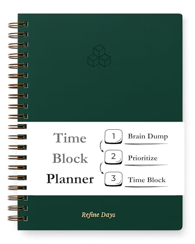 Undated Daily Planner - Time Blocking & ADHD...