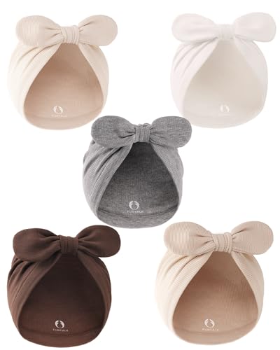 FURTALK Baby Hats Newborn Turban Soft Infant Beanie Girls Caps