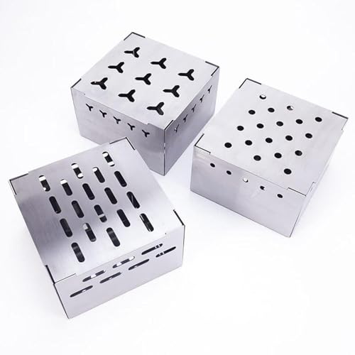 Fumoir barbecue en acier inoxydable Style C avec grille métal de capacité élevée