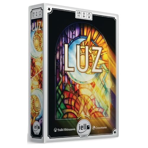 IELLO | Luz | Trick-Taking Card Game | Ages 10+ | 3-5 Players | 30 Minutes Playing Time