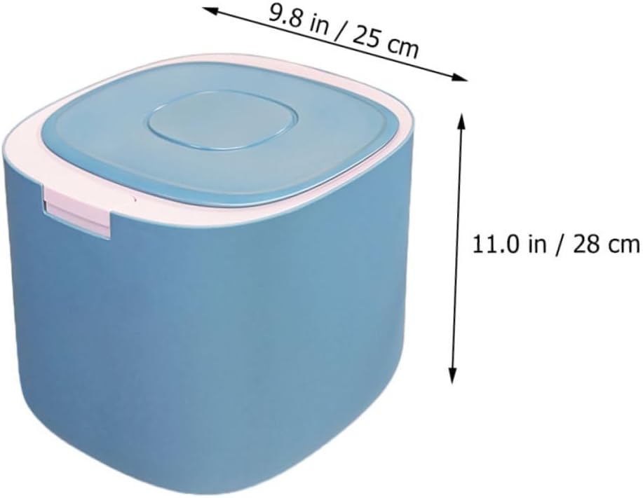 Sealed Pet Food Storage Container 11l Dog and Cat Food Bucket Moisture-proof Sturdy Plastic Bin for Home Use