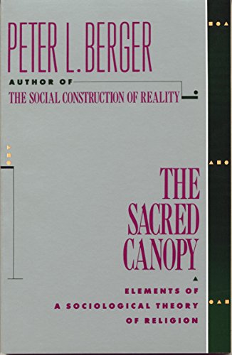  The Sacred Canopy: Elements of a Sociological Theory of Religion PDF Ebook En Ligne