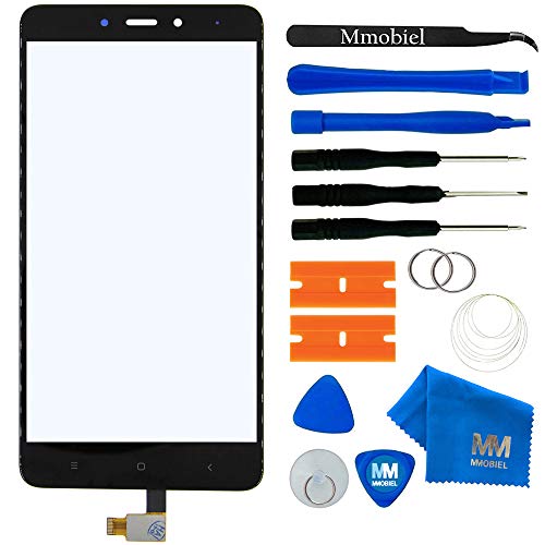 MMOBIEL Kit de Cristal digitalizador para Pantalla Frontal Compatible con Xiaomi Redmi Note 4 2017 5.5 Pulgadas (Negro)