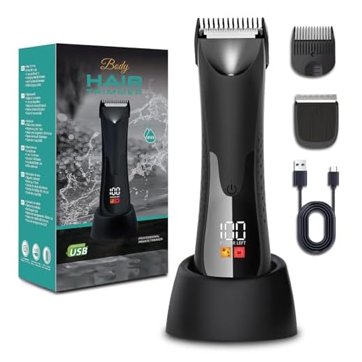 Vexloria Depiladora Corporal Hombre, Seco y Húmedo Maquina Depilar Hombre Recortadora Corporal Hombre Afeitadora Zona Intima Hombre para Brazos, Axilas, Pechoy Piernas y Genitales R1