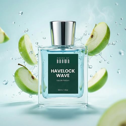 Image of Havelock Wave Eau de Parfum, Unisex, 50ml, Long-lasting Adventure Fragrance, Premium Aquatic-Spicy-Woody Blend