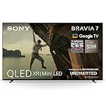 Sony BRAVIA 7 QLED (XR l Mini LED), K55XR70, 55 Inch 4K HDR Google Smart TV, Gaming Features for PlayStation 5, IMAX Enhanced, Dolby Vision Atmos, Chromecast, AirPlay, 120Hz, 5 Year Warranty