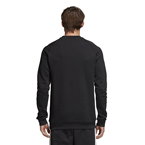 Adidas Originals Men's Trefoil Warm-Up Crew Sweatshirt, Black, Large #TOP1
