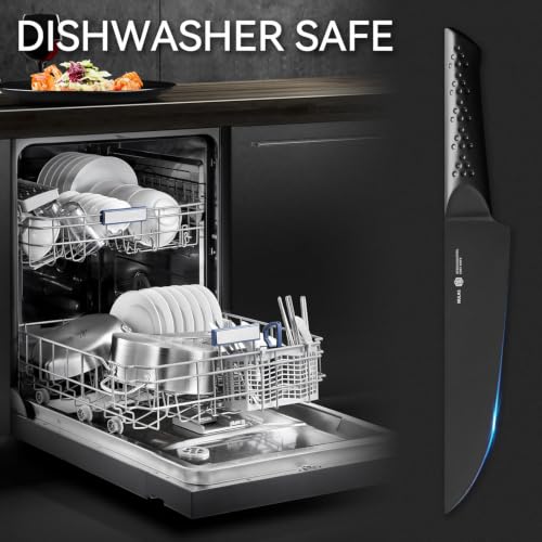 Image of 15-Piece Kitchen Knife Set with Block, Built-In Sharpener, Dishwasher Safe
