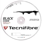 Black - black Tecnifibre 116752 TF Black Code Tennis String 1.28 mm, 200 m by Tecnifibre