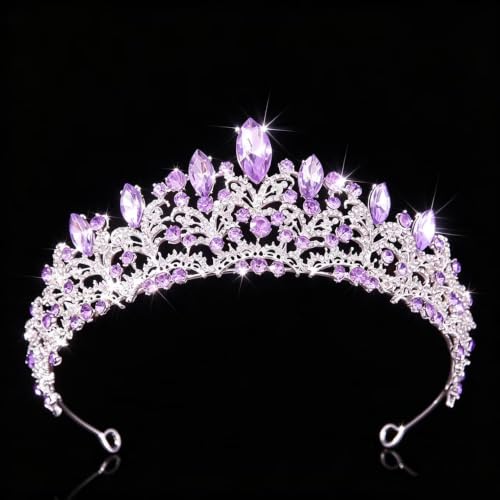 Diadema de boda cómoda con brillantes que no daña el cabello 8