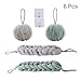 Produktbild (5 Stück) Stretch-Rückenwäscher mit langem Griff, Pouf-Luffa-Luffa-Schwamm, Rückenpeelingbürste aus geflochtenem Netzgewebe, Rückenpeeling & Haken (6 pcs)