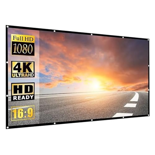 Pantalla de proyector portátil plegable 72 pulgadas miniatura 1