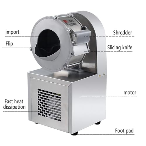 Cortadora Eléctrica para Papas y Verduras Acero Inox miniatura 4