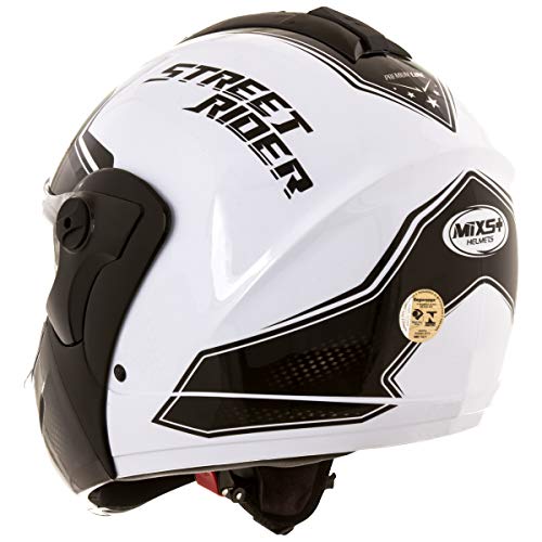Capacete Mixs Captiva Street Rider 60 Branco