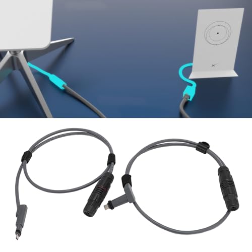 Adaptador SPX a RJ45 Calidad Conexión para Router Parabólico Gen 2 1M Gris Paquete de 2 miniatura 3