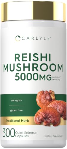 Carlyle Reishi Mushroom Capsules | 300 Count