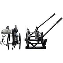 TECHTONGDA Pipe Welding Machine Electric Tube Butt Fusion Equipment for PE PP PB PVDF PPR 2.48-6.30inch Hand Push Two Clamps