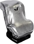 Pare-soleil et protection thermique Cool 'N Cover de J.L. Childress pour siège d'auto - Couverture réfléchissante garde les matériaux du siège d'auto au frais - Couverture de siège d'auto douce, extensible et durable - Bloque les rayons UV