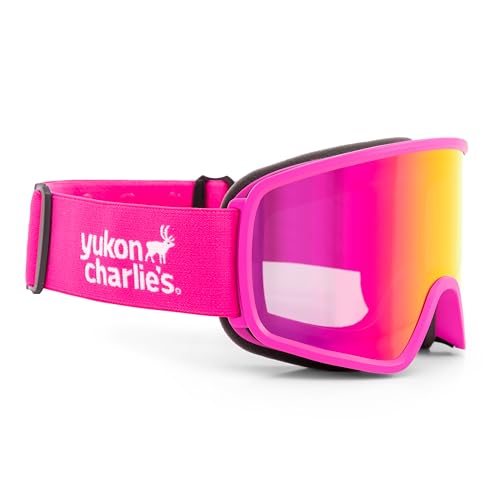 Gafas de esquí para adulto Yukon Charlie's SKI Goggles con lente antivaho y doble esponja