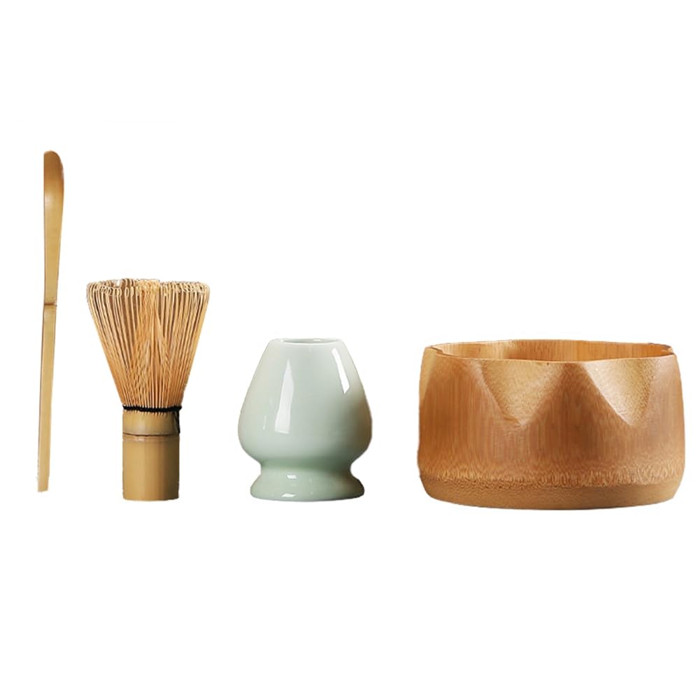 CTRLZS Japanese Matcha Bowl Matcha Blender Tea Bowl Tea Whisk Spoon Sieve Cup Etiquette Gift Set