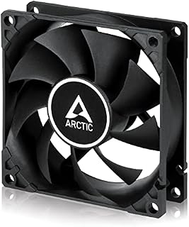 ARCTIC F8 (5 Pack) - Case Fan 80 mm, Standard Case Fan, quiet motor, Computer, Push- or Pull Configuration, Fan Speed: 2000 RPM - Black