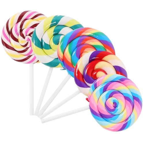 Gadpiparty - Gadpiparty Verschönerung Schmuck Handwerk Simulation Mobile Schreibwaren Verschönerungen Weiche Süßigkeiten Strudel Lutscher Regenbogen Zubehör Scrapbooking Photot Polymer - -16%