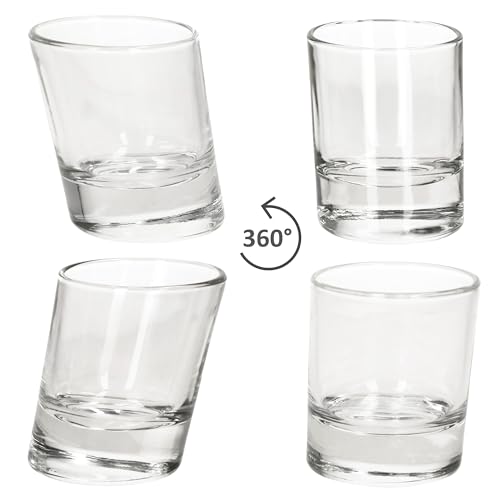 Verres à dessert Pinnchen Pisa 2cl 4cl pour présentations de digestifs