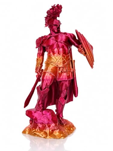 Image of PETG Gold Pink Red Filament 1.75mm, Silky Gloss 3D Printer Filament, Rich Red with Silky Gold Effect, Smooth Printing, Low Warp & Low Stringing, Compatible with Most FDM 3D Printers
