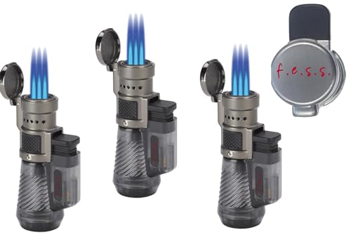 3 Pack Encendedores Triple Antorcha F.e.s.s miniatura 1