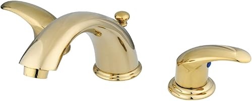 Kingston Brass GKB962LL Legacy - Grifo de lavabo generalizado de 8 pulgadas con ventana emergente, 5-3/4 pulgadas en alcance de boquilla, latón