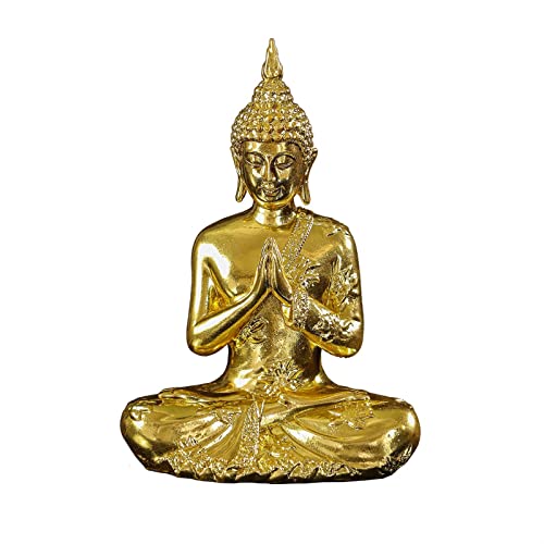 Statue de Bouddha Zen contre le stress du bureau, objet Feng Shui relaxant
